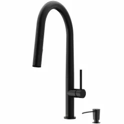 In Stock Hardwarestore Delivery Greenwich Single-Handle Pull-Down Sprayer Kitchen Faucet With Soap Dispenser In Matte Gold 7 In Stock Hardwarestore Delivery Greenwich Single-Handle Pull-Down Sprayer Kitchen Faucet With Soap Dispenser In Matte Gold -Bath and Faucet shop d098ed1118140a67e5ccb342cbb696ed 1800x1800