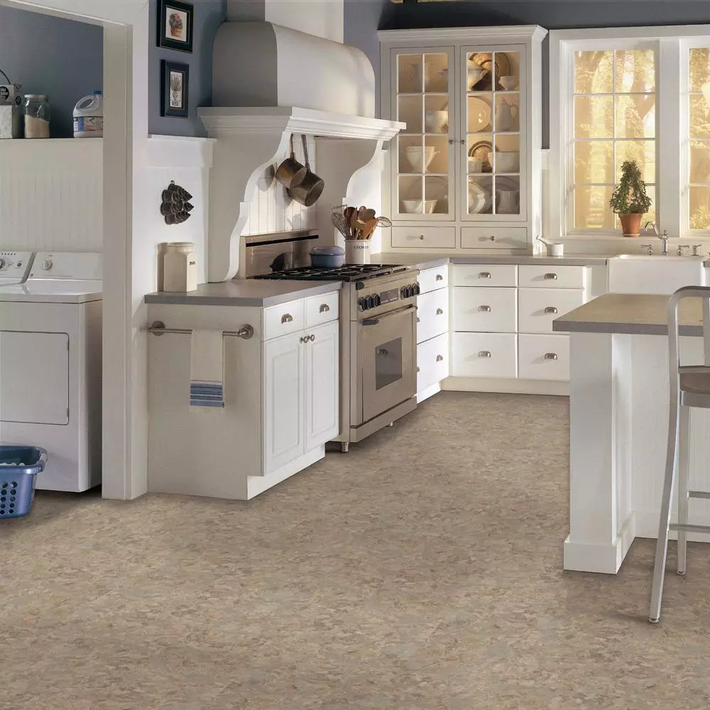 Armstrong Padera II Clay Shale 12 In. X 12 In. Residential Peel And Stick Vinyl Tile Flooring (45 Sq. Ft. / Case) 4 Armstrong Padera II Clay Shale 12 In. X 12 In. Residential Peel And Stick Vinyl Tile Flooring (45 Sq. Ft. / Case) - Image 2