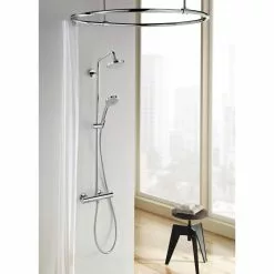 In Stock Hardwarestore Delivery 4-spray 5.375 In. Dual Shower Head And Handheld Shower Head In Chrome -Bath and Faucet shop d0f0c154ad879ffb2199568c58812575 1800x1800