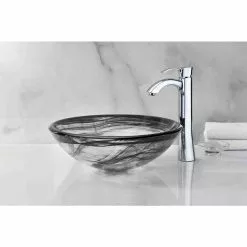 ANZZI Mezzo Series Vessel Sink With Pop-Up Drain In Slumber Wisp -Bath and Faucet shop d14a8af0940e600257bd34452fbb857f 1800x1800