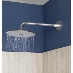 In Stock Hardwarestore Delivery Vitalio 3-Spray 10 In. Single Wall Mount Fixed Rain Shower Head In Chrome -Bath and Faucet shop d34ae28ee44fcc57622ef6ad9b3ed5a4 1800x1800