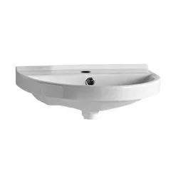 Whitehaus Collection Isabella Collection Wall-Mounted Bathroom Sink In White