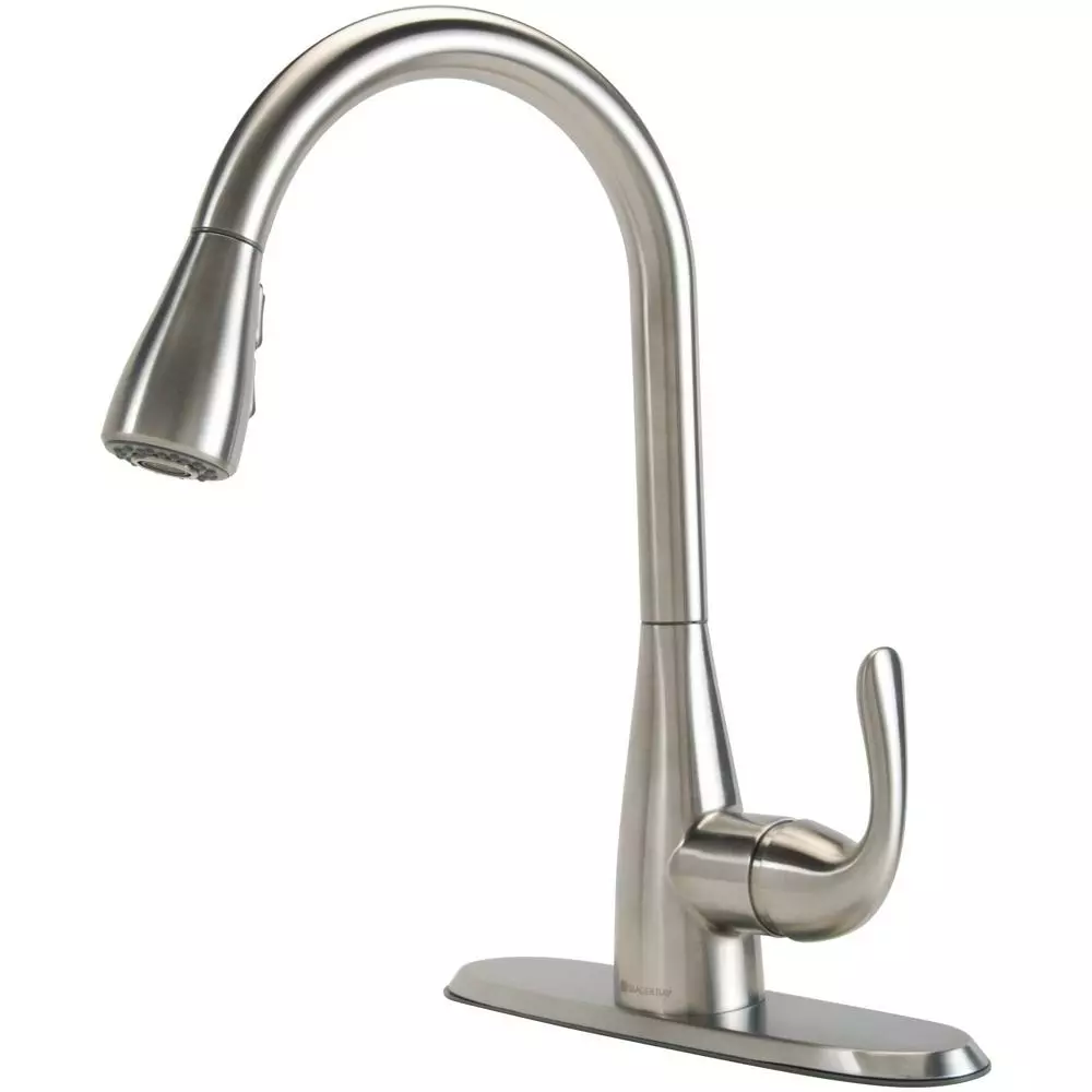 In Stock Hardwarestore Delivery Carla Single-Handle Pull-Down Sprayer Kitchen Faucet In Stainless Steel 4 In Stock Hardwarestore Delivery Carla Single-Handle Pull-Down Sprayer Kitchen Faucet In Stainless Steel - Image 2