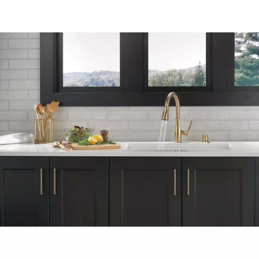 In Stock Hardwarestore Delivery Owendale Single-Handle Pull-Down Sprayer Kitchen Faucet With ShieldSpray Technology In Champagne Bronze 8 In Stock Hardwarestore Delivery Owendale Single-Handle Pull-Down Sprayer Kitchen Faucet With ShieldSpray Technology In Champagne Bronze - Image 6