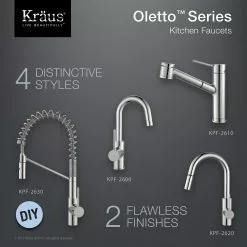 In Stock Hardwarestore Delivery Oletto Single-Handle Kitchen Bar Faucet In Spot-Free Stainless Steel -Bath and Faucet shop d4834d289598adeb0b793bf12dd0c7ee 1800x1800