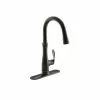 In Stock Hardwarestore Delivery Bellera Single-Handle Pull-Down Sprayer Kitchen Faucet With DockNetik And Sweep Spray In Oil-Rubbed Bronze