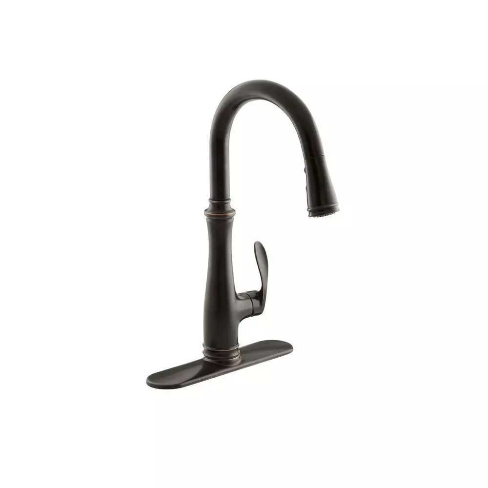 In Stock Hardwarestore Delivery Bellera Single-Handle Pull-Down Sprayer Kitchen Faucet With DockNetik And Sweep Spray In Oil-Rubbed Bronze 3 In Stock Hardwarestore Delivery Bellera Single-Handle Pull-Down Sprayer Kitchen Faucet With DockNetik And Sweep Spray In Oil-Rubbed Bronze