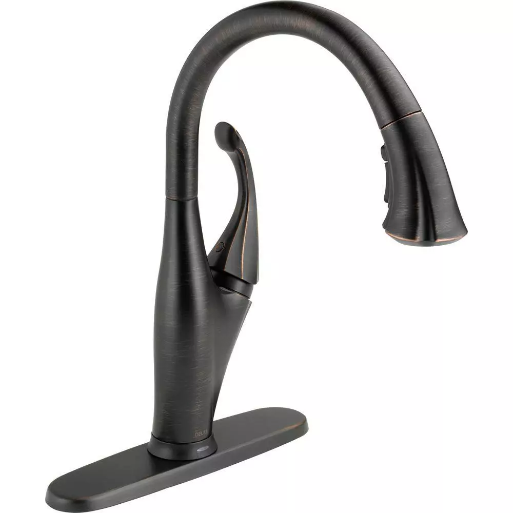 In Stock Hardwarestore Delivery Addison Single-Handle Pull-Down Sprayer Kitchen Faucet With MagnaTite Docking In Champagne Bronze 9 In Stock Hardwarestore Delivery Addison Single-Handle Pull-Down Sprayer Kitchen Faucet With MagnaTite Docking In Champagne Bronze - Image 7