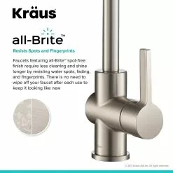 In Stock Hardwarestore Delivery Britt Single Handle Commercial Kitchen Faucet With Dual Function Sprayhead In All-Brite Spot Free Stainless Steel Finish -Bath and Faucet shop d58b684e19bed6e2564947346a240fc0 1800x1800