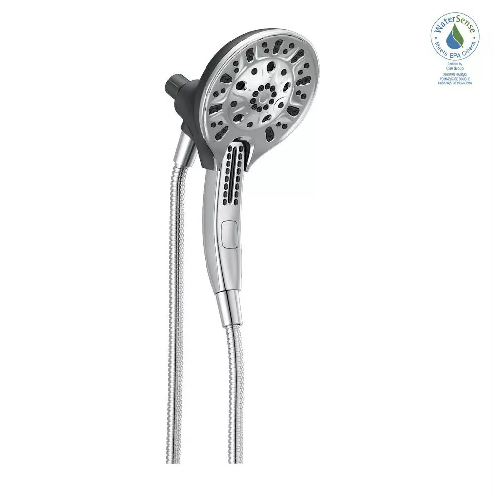 In Stock Hardwarestore Delivery In2ition Two-in-One 5-Spray 6 In. Dual Wall Mount Fixed And Handheld Shower Head In Chrome 16 In Stock Hardwarestore Delivery In2ition Two-in-One 5-Spray 6 In. Dual Wall Mount Fixed And Handheld Shower Head In Chrome - Image 14