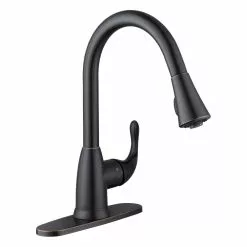 In Stock Hardwarestore Delivery Market Single-Handle Pull-Down Sprayer Kitchen Faucet In Chrome -Bath and Faucet shop d79ad86058fb2a66d5b242216ee3fcfd 1800x1800