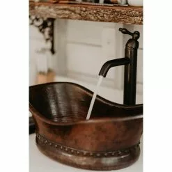 Premier Copper Products Bath Tub Hammered Copper Vessel Sink In Oil Rubbed Bronze -Bath and Faucet shop d7db2be2817bc6a98c5616e9f918d7a7 1800x1800