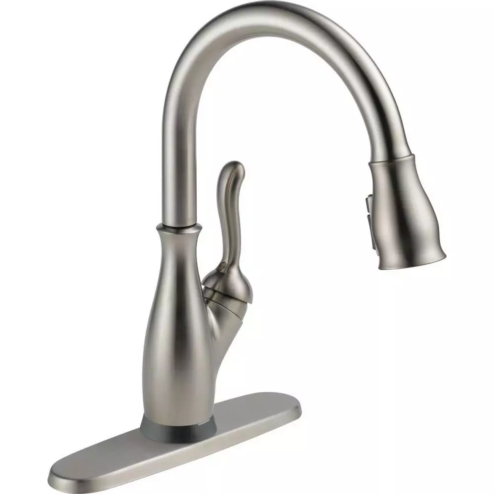 In Stock Hardwarestore Delivery Leland Single-Handle Pull-Down Sprayer Kitchen Faucet W/ShieldSpray And MagnaTite Docking In Arctic Stainless 21 In Stock Hardwarestore Delivery Leland Single-Handle Pull-Down Sprayer Kitchen Faucet W/ShieldSpray And MagnaTite Docking In Arctic Stainless - Image 19