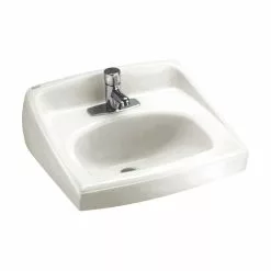 American Standard Lucerne Wall-Mount Bathroom Vessel Sink In White