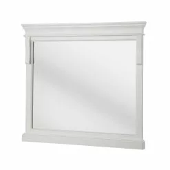 In Stock Hardwarestore Delivery 30 In. W X 32 In. H Framed Rectangular Bathroom Vanity Mirror In White -Bath and Faucet shop da34471b9271e3fcc2b76564baa9c136 1800x1800