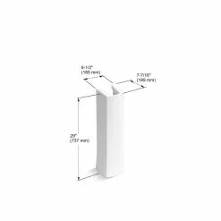KOHLER Elmbrook Pedestal In White 14 KOHLER Elmbrook Pedestal In White -Bath and Faucet shop db4b008b31b899e55327529b50b344d2 1800x1800
