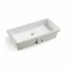 Kingsman Hardware 27-13/16 In. Rectangle Undermount Vitreous Glazed Ceramic Lavatory Vanity Bathroom Sink In Pure White -Bath and Faucet shop dba931c964281b2ceb72802350cf071c 1800x1800