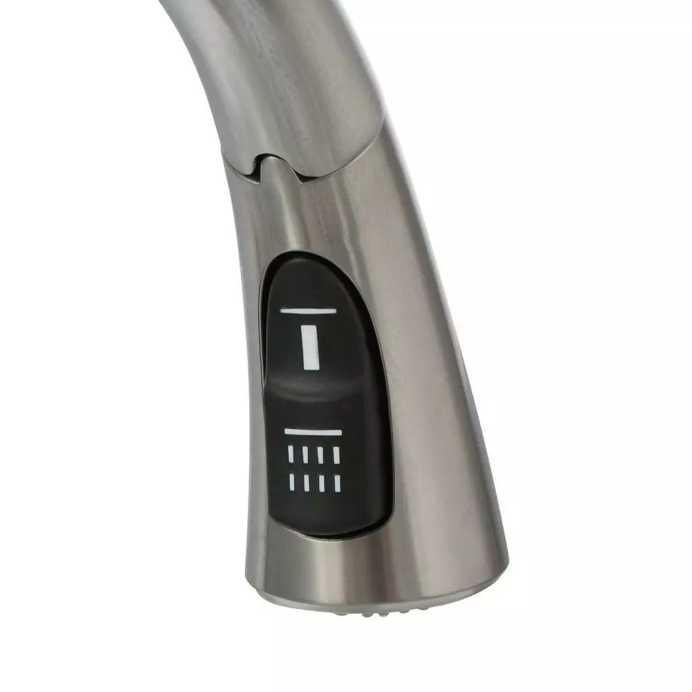 In Stock Hardwarestore Delivery Pasadena Single-Handle Pull-Down Sprayer Kitchen Faucet With Soap Dispenser In Stainless Steel 6 In Stock Hardwarestore Delivery Pasadena Single-Handle Pull-Down Sprayer Kitchen Faucet With Soap Dispenser In Stainless Steel - Image 4