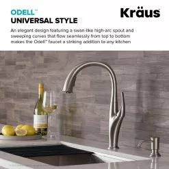 In Stock Hardwarestore Delivery Odell Single-Handle Pull-Down Sprayer Kitchen Faucet With Dual Function Sprayhead In Spot Free Stainless Steel -Bath and Faucet shop ddd9a715f6d57e207d682fa385a74b6a 1800x1800