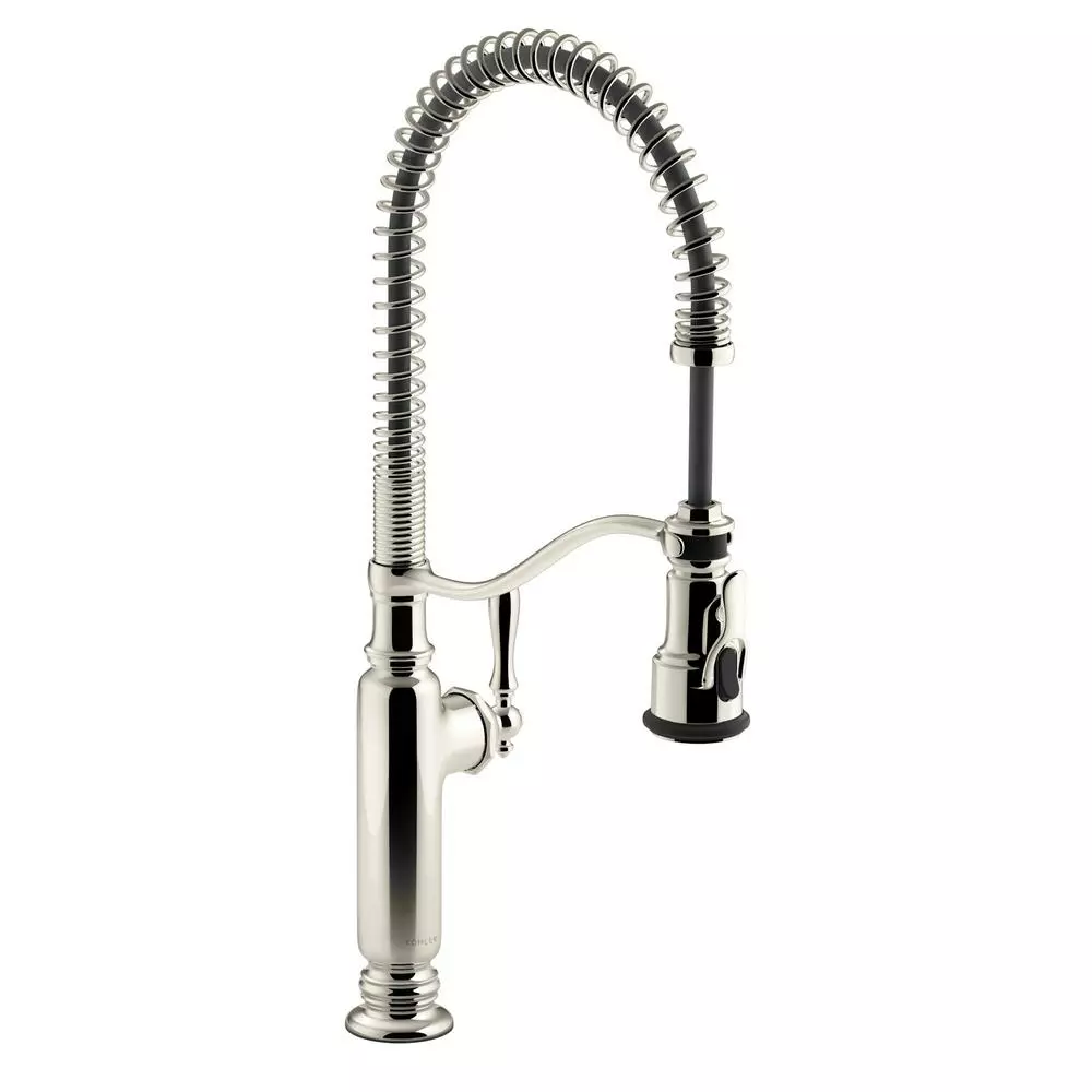 In Stock Hardwarestore Delivery Tournant Single-Handle Pull-Down Sprayer Kitchen Faucet In Vibrant Stainless 9 In Stock Hardwarestore Delivery Tournant Single-Handle Pull-Down Sprayer Kitchen Faucet In Vibrant Stainless - Image 7