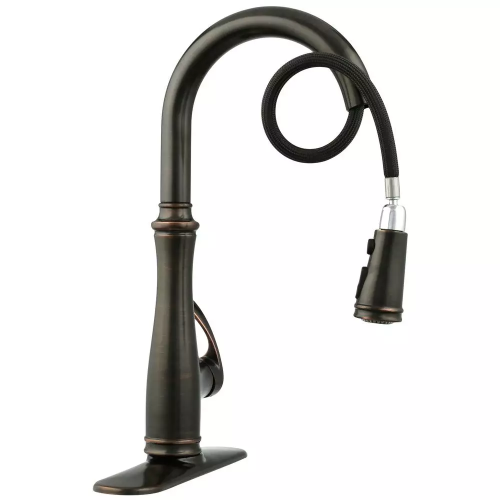 In Stock Hardwarestore Delivery Bellera Single-Handle Pull-Down Sprayer Kitchen Faucet With DockNetik And Sweep Spray In Oil-Rubbed Bronze 5 In Stock Hardwarestore Delivery Bellera Single-Handle Pull-Down Sprayer Kitchen Faucet With DockNetik And Sweep Spray In Oil-Rubbed Bronze - Image 3