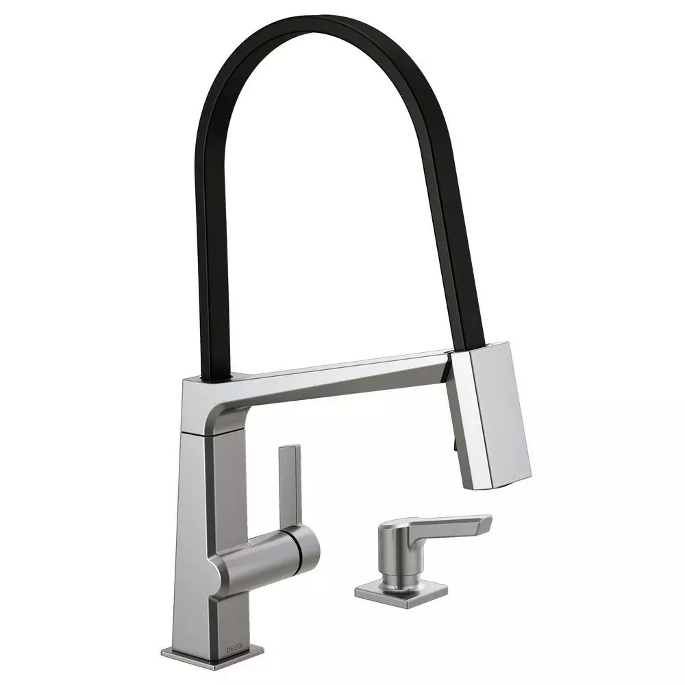 In Stock Hardwarestore Delivery Pivotal Single-Handle Pull-Down Sprayer Kitchen Faucet With MagnaTite Docking In Arctic Stainless 6 In Stock Hardwarestore Delivery Pivotal Single-Handle Pull-Down Sprayer Kitchen Faucet With MagnaTite Docking In Arctic Stainless - Image 4