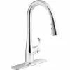 In Stock Hardwarestore Delivery Simplice Touchless Single-Handle Pull-Down Sprayer Kitchen Faucet In Polished Chrome