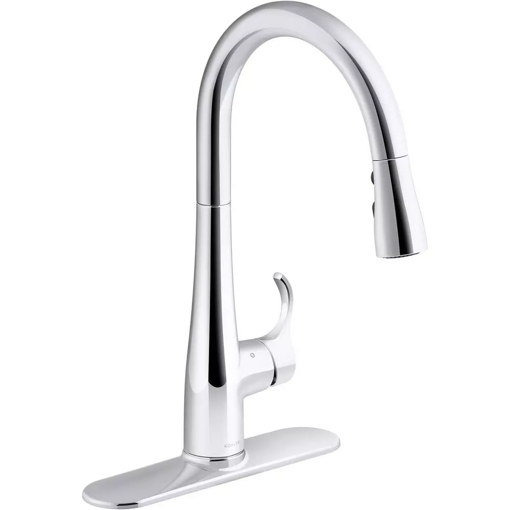 In Stock Hardwarestore Delivery Simplice Touchless Single-Handle Pull-Down Sprayer Kitchen Faucet In Polished Chrome 3 In Stock Hardwarestore Delivery Simplice Touchless Single-Handle Pull-Down Sprayer Kitchen Faucet In Polished Chrome