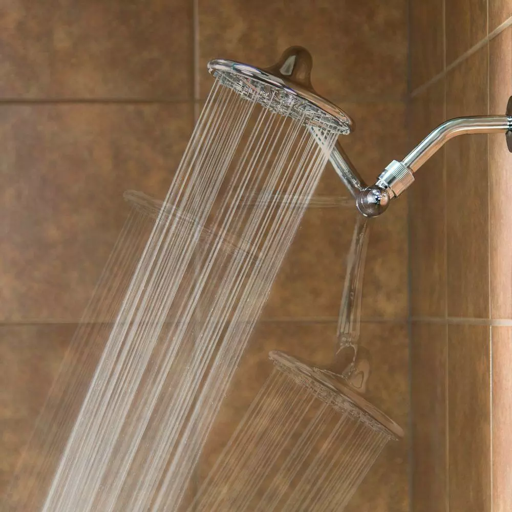 In Stock Hardwarestore Delivery 6-Spray 7 In. Single Wall Mount Low Flow Fixed Rain Shower Head In Chrome 11 In Stock Hardwarestore Delivery 6-Spray 7 In. Single Wall Mount Low Flow Fixed Rain Shower Head In Chrome - Image 9