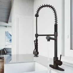 In Stock Hardwarestore Delivery Zurich Single-Handle Pull-Down Sprayer Kitchen Faucet With Deck Plate In Matte Black 18 In Stock Hardwarestore Delivery Zurich Single-Handle Pull-Down Sprayer Kitchen Faucet With Deck Plate In Matte Black -Bath and Faucet shop e70fe6a9f0b1634523aa8fb8f51f4f28 1800x1800