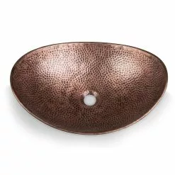Monarch Abode 19 In. Hand Hammered Harbor Vessel Bathroom Sink In Pure Copper -Bath and Faucet shop e72cb08a565e7a0eb5424245510ce066 1800x1800