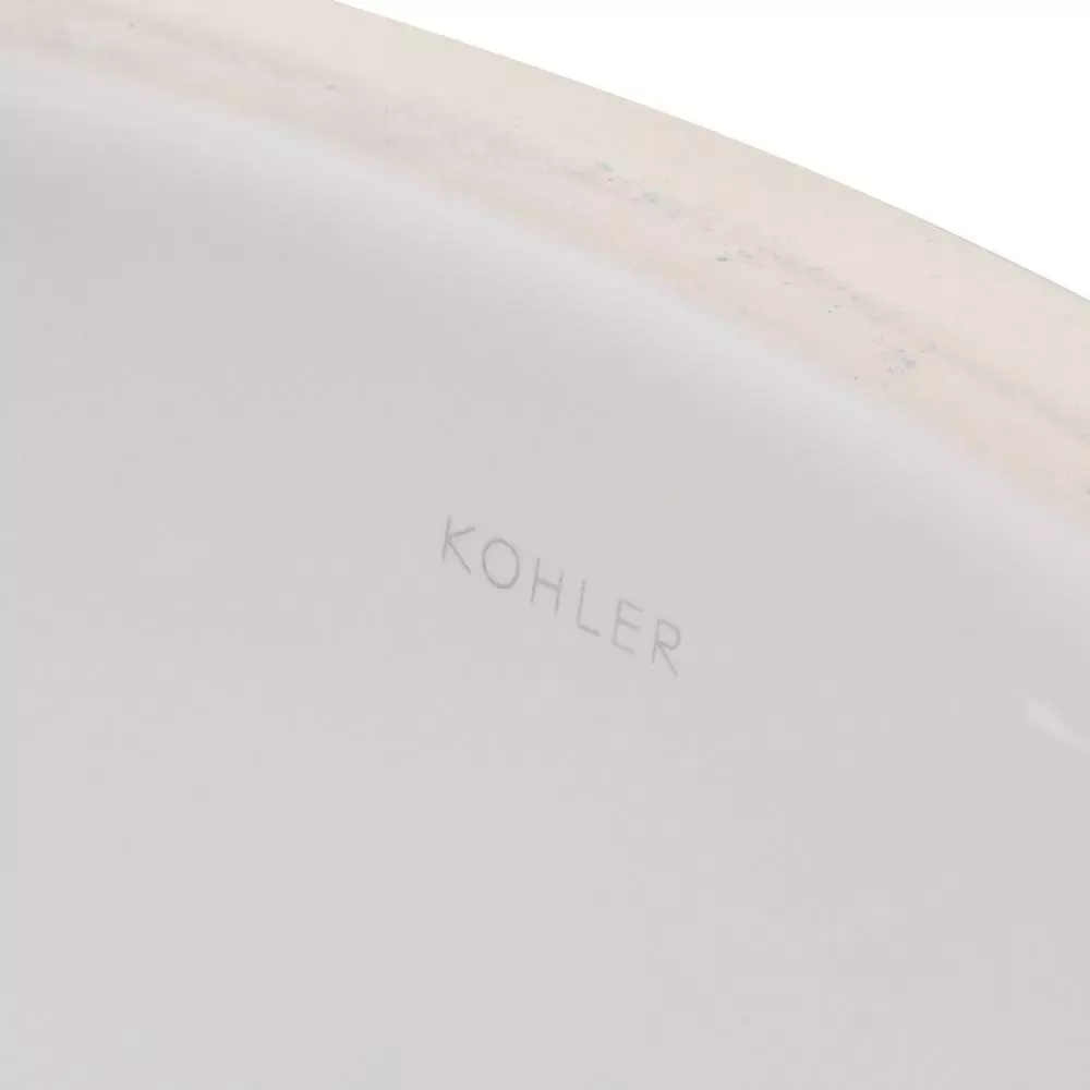 KOHLER Caxton Vitreous China Undermount Bathroom Sink In White 8 KOHLER Caxton Vitreous China Undermount Bathroom Sink In White - Image 6