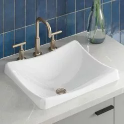 KOHLER DemiLav Wading Pool Cast Iron Vessel Sink In White -Bath and Faucet shop e85513ecd42585368b273d8907916399 1800x1800