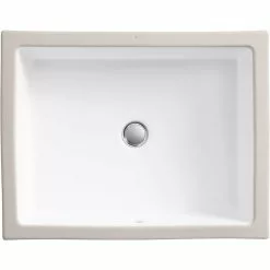 KOHLER Verticyl Vitreous China Undermount Bathroom Sink In White With Overflow Drain -Bath and Faucet shop ea3b1be43ed946d439bb1ad9eb8fa16c 1800x1800