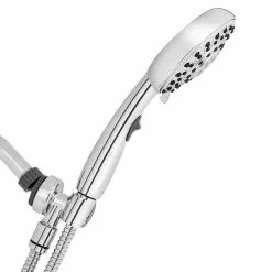 In Stock Hardwarestore Delivery 6-Spray 4.8 In. Single Wall Mount Handheld Adjustable Shower Head In Chrome -Bath and Faucet shop ea62cfe267a825735b3a5ad709b7f756 1800x1800