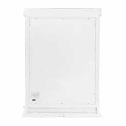 In Stock Hardwarestore Delivery 24 In. W X 32 In. H Framed Rectangular Bathroom Vanity Mirror In White -Bath and Faucet shop eb6d728d70e475b16603c240d84a7c6b 1800x1800