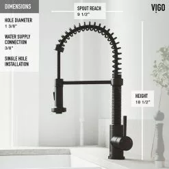 In Stock Hardwarestore Delivery Edison Single-Handle Pull-Down Sprayer Kitchen Faucet With Soap Dispenser In Matte Black 12 In Stock Hardwarestore Delivery Edison Single-Handle Pull-Down Sprayer Kitchen Faucet With Soap Dispenser In Matte Black -Bath and Faucet shop eb7c9808aa7e9a5fd44409aa0f8a9071 1800x1800