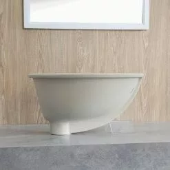 Boyel Living Oval Undercounter Bathroom Ceramic Sink, White, Insize 16 In. X 13 In. -Bath and Faucet shop ecbba224c941f02088e93d6675bc7c21 1800x1800