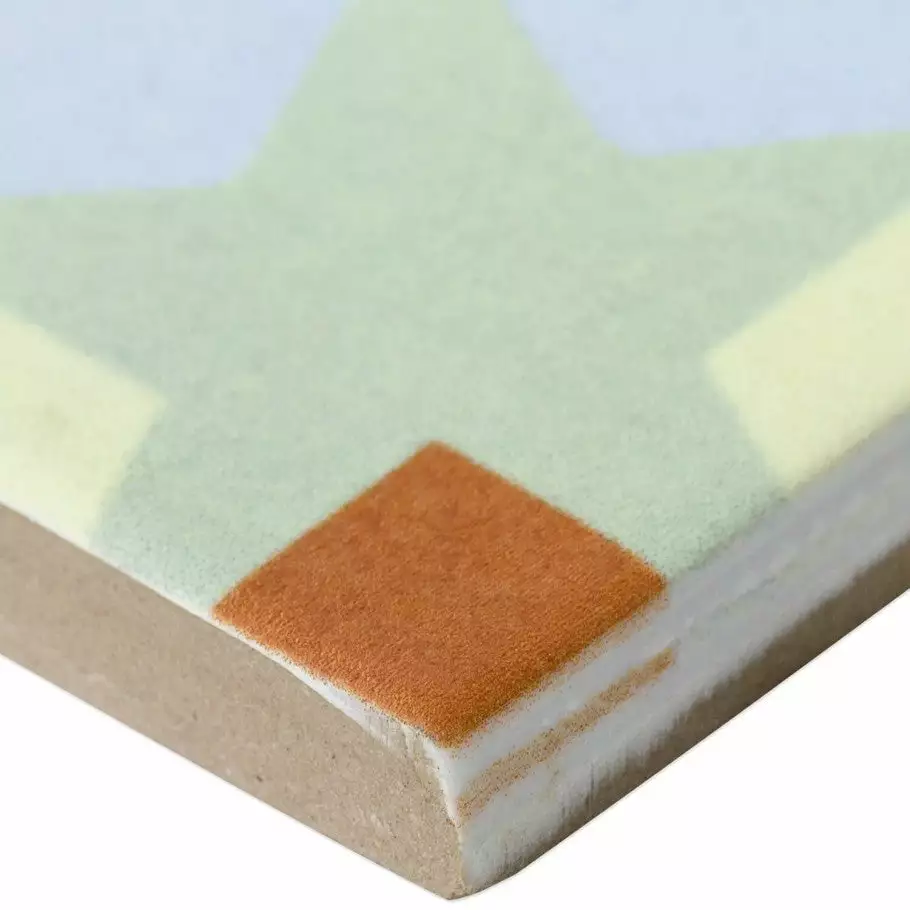 Bond Tile Uffizi Multicolored Encaustic 9x9 Glazed Porcelain Tile 8 Bond Tile Uffizi Multicolored Encaustic 9x9 Glazed Porcelain Tile - Image 6