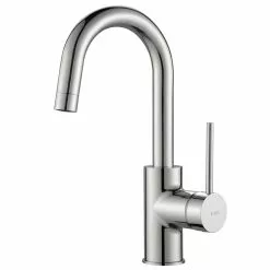 In Stock Hardwarestore Delivery Oletto Single-Handle Kitchen Bar Faucet In Spot-Free Stainless Steel -Bath and Faucet shop eda0f818ac6ca0c815c12c2d7cb74aba 1800x1800