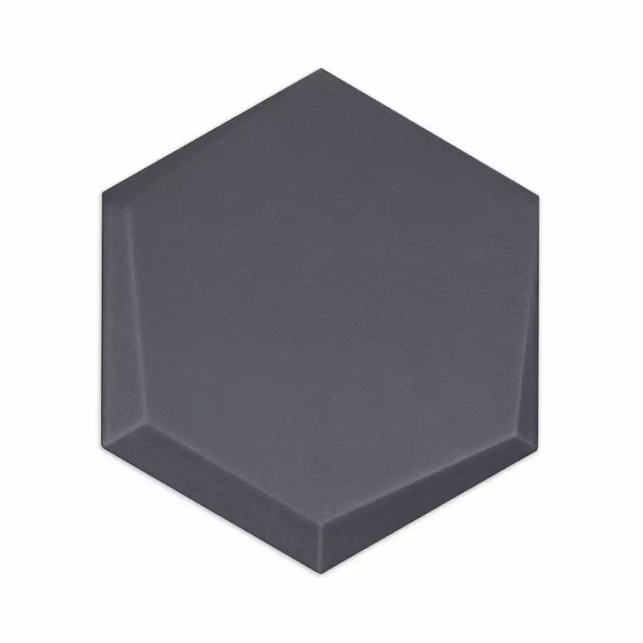 Bond Tile Magen Leveled-Hex Dark Gray Matte Ceramic Hexagon Tile 6 Bond Tile Magen Leveled-Hex Dark Gray Matte Ceramic Hexagon Tile - Image 4