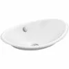 KOHLER Iron Plains Vessel Cast Iron Bathroom Sink In White With Painted Underside And Overflow -Bath and Faucet shop eea319b53cfac29d420564e6e1b7b71c 1800x1800