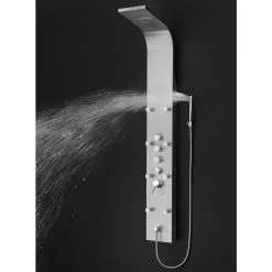 In Stock Hardwarestore Delivery 65 In. 8-Jet Rainfall Shower Panel System With Rainfall Waterfall Shower Head And Shower Wand In Stainless Steel 20 In Stock Hardwarestore Delivery 65 In. 8-Jet Rainfall Shower Panel System With Rainfall Waterfall Shower Head And Shower Wand In Stainless Steel -Bath and Faucet shop eec570143131d3771f83862e8372b63e 1800x1800