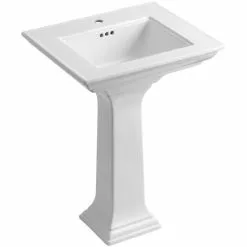 KOHLER Memoirs Stately Ceramic Pedestal Bathroom Sink Combo In White With Overflow Drain 16 KOHLER Memoirs Stately Ceramic Pedestal Bathroom Sink Combo In White With Overflow Drain -Bath and Faucet shop ef6d556a223e34872a40b6a35c04b83c 1800x1800