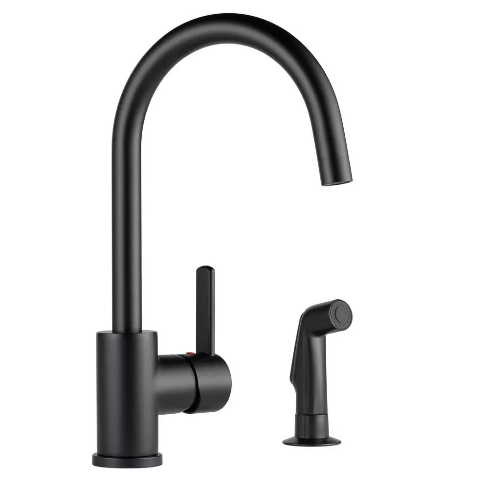 In Stock Hardwarestore Delivery Apex Single-Handle Side Sprayer Kitchen Faucet In Matte Black 3 In Stock Hardwarestore Delivery Apex Single-Handle Side Sprayer Kitchen Faucet In Matte Black