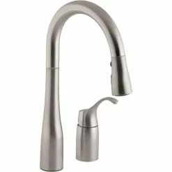 In Stock Hardwarestore Delivery Simplice Single-Handle Pull-Down Sprayer Kitchen Faucet In Vibrant Stainless -Bath and Faucet shop f0073e997e291e963cbb899f2efe18a3 1800x1800