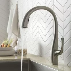 In Stock Hardwarestore Delivery Spot Free Ansel Single-Handle Pull-Down Sprayer Kitchen Faucet In All-Brite Stainless Steel -Bath and Faucet shop f1d9a849073d364030b171d743560a9e 1800x1800