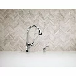 In Stock Hardwarestore Delivery Trielle Single-Handle Pull-Down Sprayer Kitchen Faucet In Chrome 19 In Stock Hardwarestore Delivery Trielle Single-Handle Pull-Down Sprayer Kitchen Faucet In Chrome -Bath and Faucet shop f2cd267a5b84452fe117ee8f271f4750 1800x1800