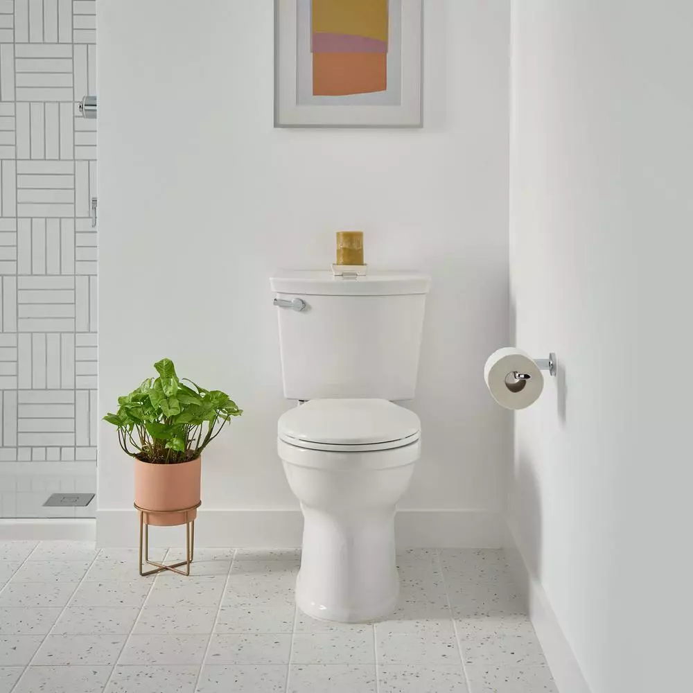 American Standard Champion Tall Height 2-Piece High-Efficiency 1.28 GPF Single Flush Round Front Toilet In White Seat Included 10 American Standard Champion Tall Height 2-Piece High-Efficiency 1.28 GPF Single Flush Round Front Toilet In White Seat Included - Image 8
