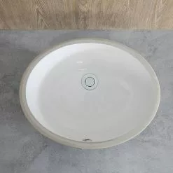 Boyel Living Oval Undercounter Bathroom Ceramic Sink, White, Insize 16 In. X 13 In. -Bath and Faucet shop f36cda91d091abe40dfbf803d77b72b5 1800x1800